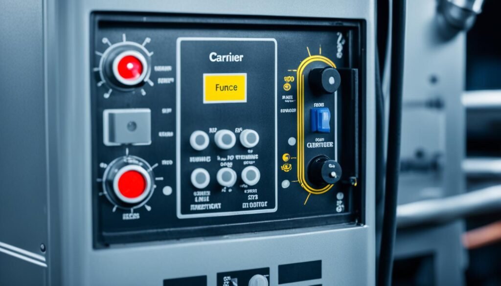 carrier furnace error code image