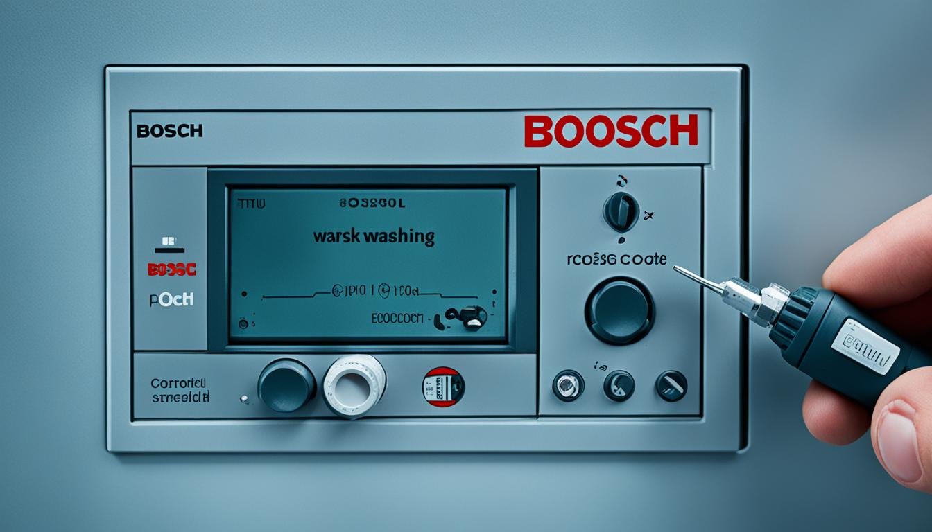 how to fix Bosch washing machine error codes?