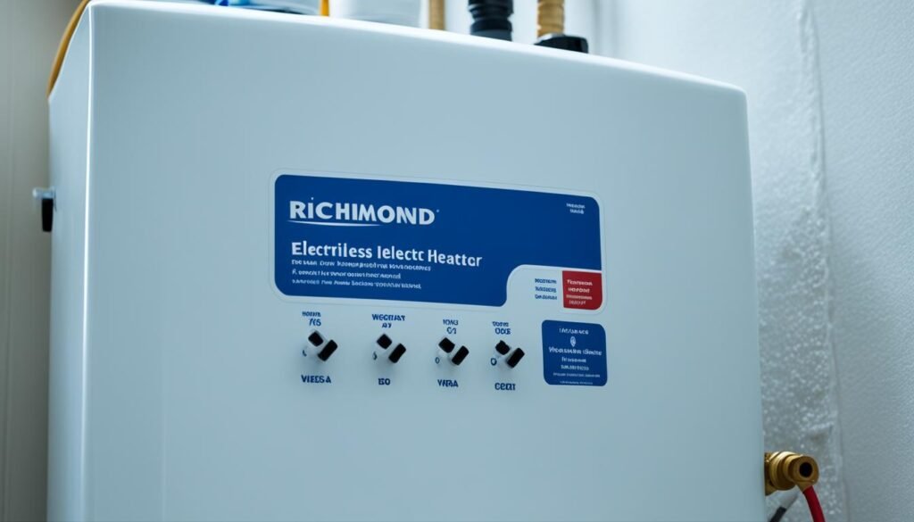 Richmond electric tankless water heater maintenance