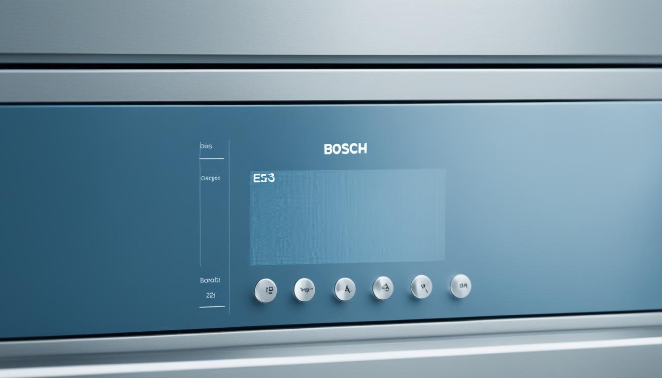 bosch oven error code e305