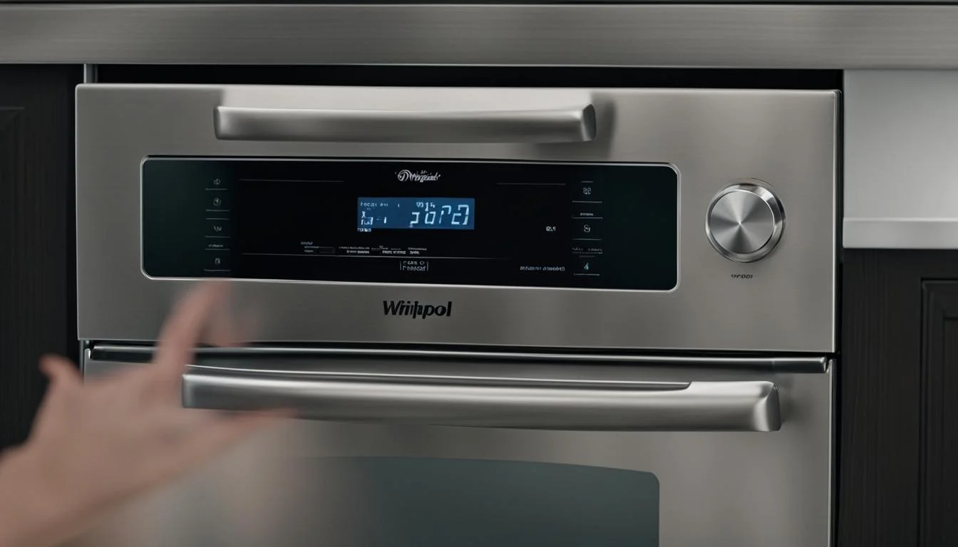 whirlpool oven pf code